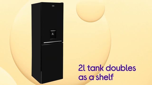 Beko CSG3582DB 50/50 Fridge Freezer - Black - Product Overview смотреть онлайн