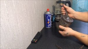 Теплообменник или дожигатель газа  из термоса,  в палатку куб своими руками за 90 минут