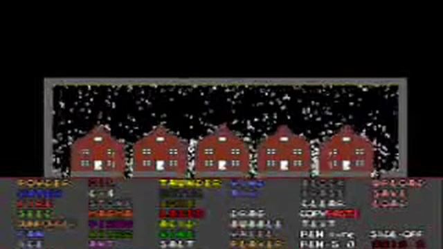 Powder Game Snowy Town смотреть онлайн