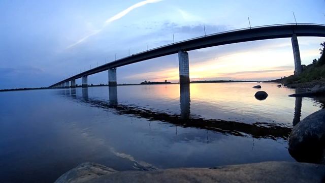 Закат на Северной Двине (Timelapse) смотреть онлайн