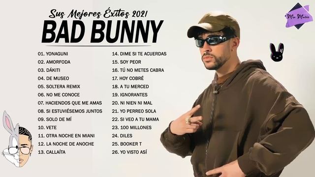 Bad Bunny Mix 2022 - Bad Bunny Exitos - Sus Mejores Éxitos 2022 Bad Bunny - Best Songs of Bad Bunny смотреть онлайн