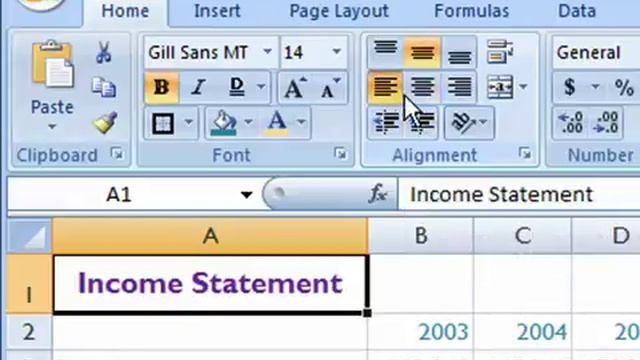 Align Cells in Excel 2007 смотреть онлайн
