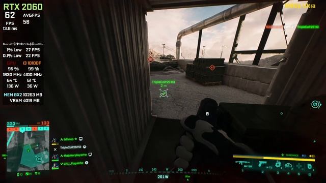 Battlefield 2042 | RTX 2060 + i3 10100F ( 1080p All Settings ) смотреть онлайн