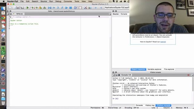 Verification of Spyder and Anaconda Python Installation смотреть онлайн