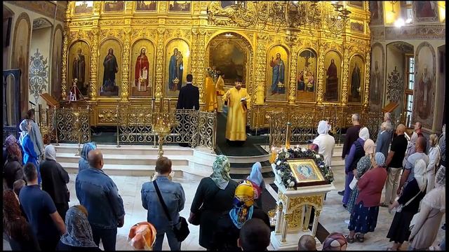 23.07.2023 .Часы, поздняя литургия. Положение ризы Господа нашего в Москве. Прп. Антония Печерского смотреть онлайн