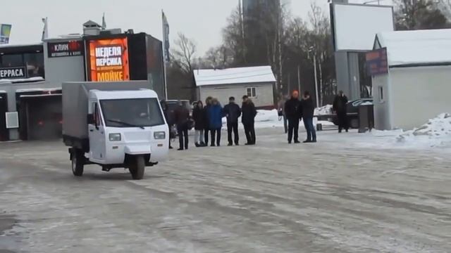 Трёхколёсный грузовичок «ШМЕЛЬ» смотреть онлайн