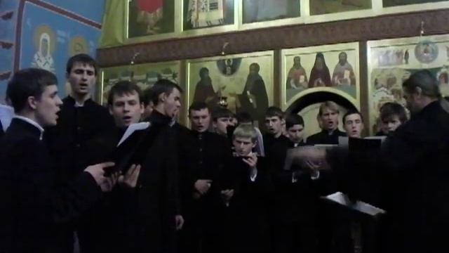 Хор Почаевской духовной семинарии смотреть онлайн