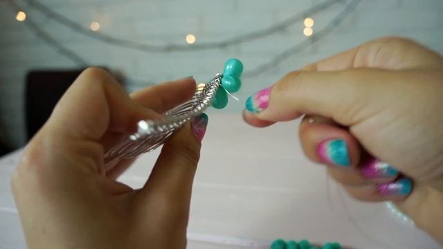 Украшение для волос / Гребень из проволоки / DIY FLOWER HAIR COMB смотреть онлайн