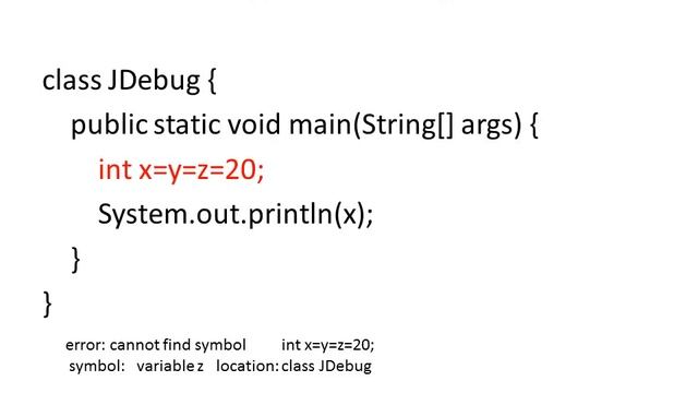 Java Debug # Operators #27 смотреть онлайн