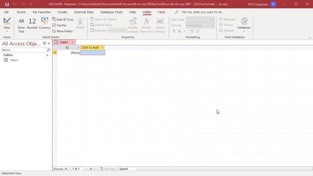 How to Create a Blank Database in MS Access - Office 365 смотреть онлайн