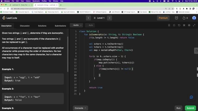 LeetCode 205 - Isomorphic Strings - Kotlin смотреть онлайн