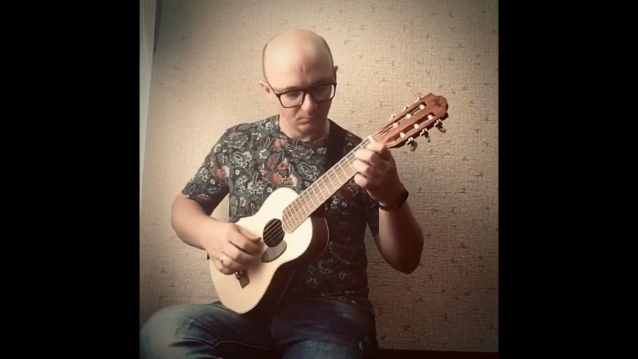 E-minor improviz guitalele Flight cover смотреть онлайн