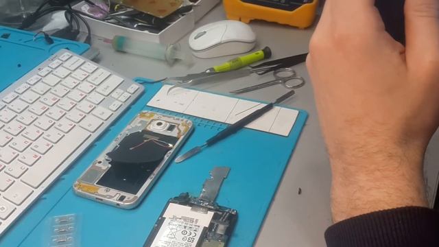 Samsung s6 g920fd замена разъема зарядки. Простой способ. смотреть онлайн
