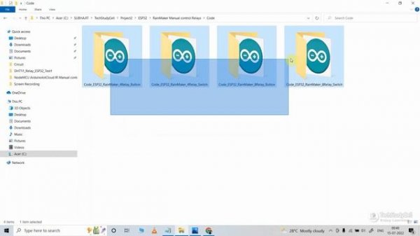 IoT Project using ESP RainMaker with Google Assistant Alexa & Manual Switch - ESP32 Projects 2022