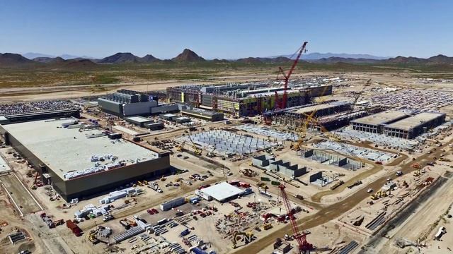 TSMC | Taiwan Semiconductor Manufacturing Company | Phoenix Arizona | April 2023 Construction Updat смотреть онлайн