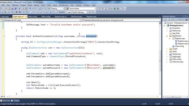 Forms authentication against users in database table Part 92 смотреть онлайн