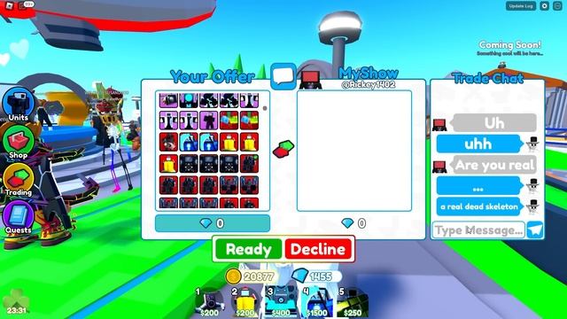 TRADING The BUFFED TITAN CAMERAMAN Is BROKEN! (Toilet Tower Defense)