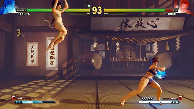 Street Fighter V AE Sakura vs Ibuki PC Mod #4 смотреть онлайн
