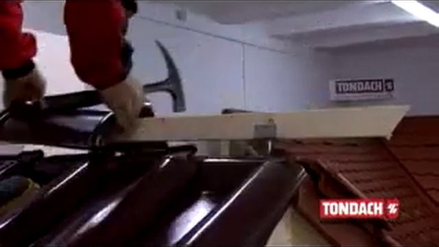 Устройство конька Монтаж черепицы TONDACH смотреть онлайн