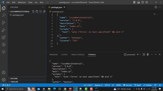 Cucumber JS Tutorial 1 - Installation and configuration in VS code смотреть онлайн