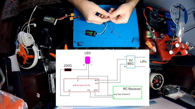 SWITCH LED на $1.56 arduino клоне для frsky/flysky/... по PWM смотреть онлайн