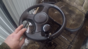 Лентяйка на руль.