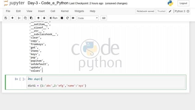 Dictionary | 6 Minute Tutorial | 10MinsaDay Series | Getting Started with Python смотреть онлайн