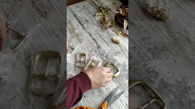 Распаковка. Фурнитура из латуни. Пряжки. Кончо. смотреть онлайн
