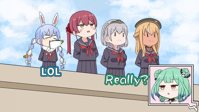 Marine confessing【Animated Hololive/Eng sub】【Rushia/Marin/Pekora/Noel/Flare】 смотреть онлайн