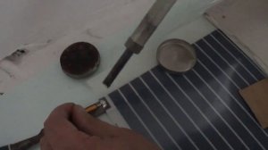 Пайка пленочного пола.