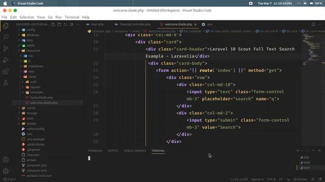 Laravel 10 Scout Full Text Search Example смотреть онлайн