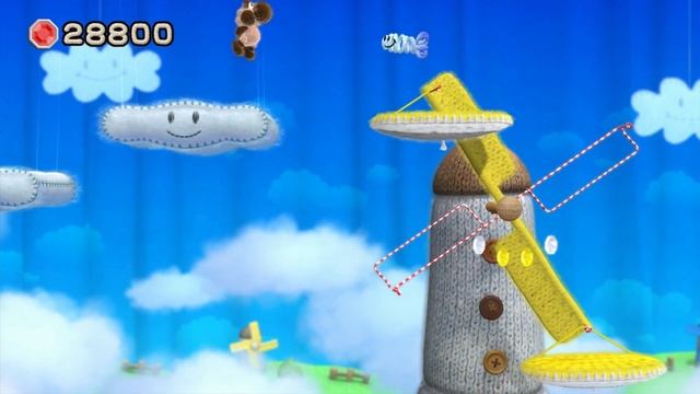 Yoshi's Woolly World - No Damage 100% Walkthrough (World 1) смотреть онлайн