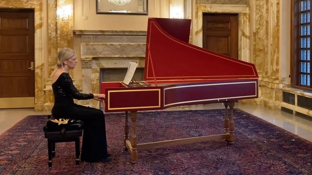 Жан-Анри д’ Англебер. Гальярда для клавесина «Gaillarde et double» до-мажор (С-dur). смотреть онлайн