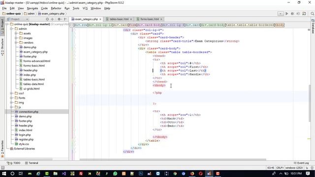 how to add new exam category from admin side in online examination in php смотреть онлайн