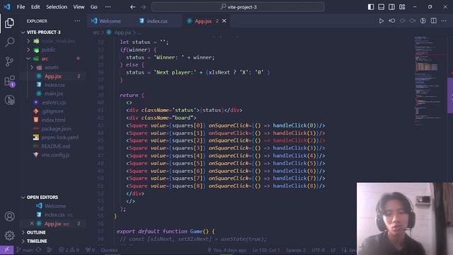 Kelvin Daily Learning | React Js - Tic Tac Toe (Explains) | 2 November 2023 смотреть онлайн
