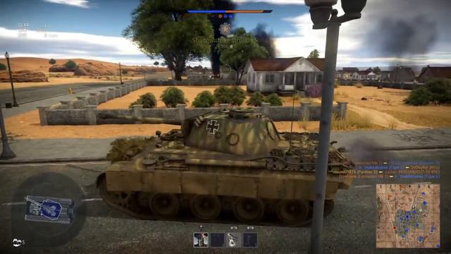 A hunter taking point | Panther D gameplay(war thunder) смотреть онлайн