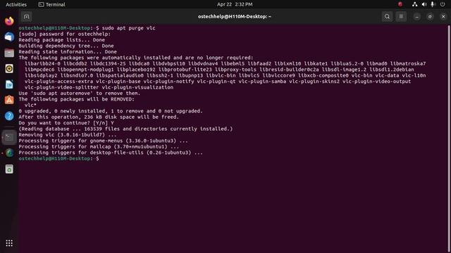 How to uninstall vlc media player completely from Ubuntu 22.04 LTS смотреть онлайн