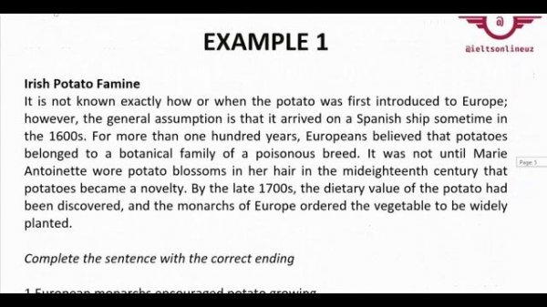 IELTS READING(Sentence endings) | IELTS READING SECTION | IELTS UZBEK TILIDA