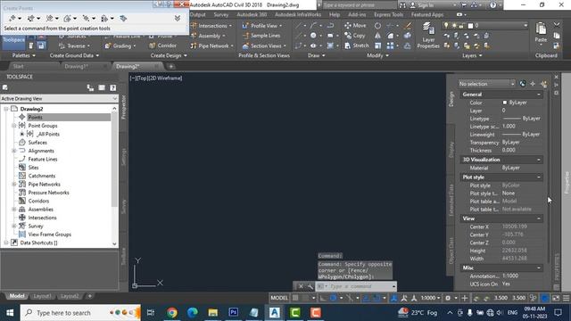 How to Import Points from Notepad TEXT File | How to import points in AutoCAD civil 3D смотреть онлайн