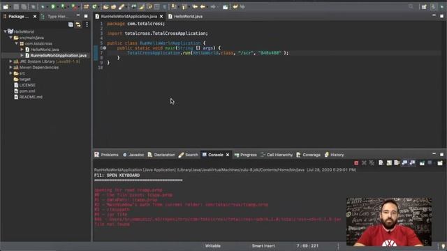 Getting Started with TotalCross using Eclipse IDE: Importing a HelloWorld Maven Project смотреть онлайн