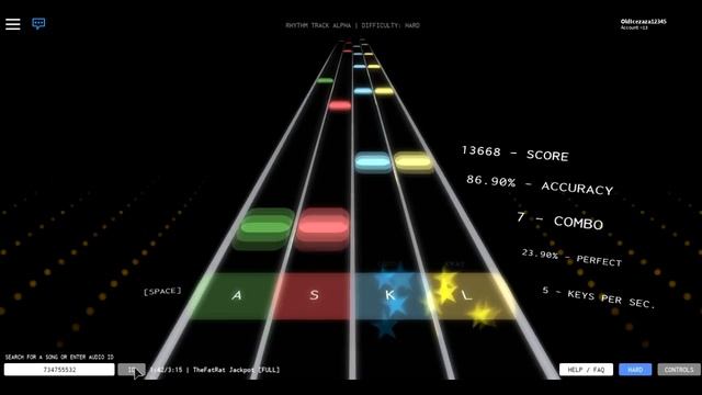 [Roblox]Rhythm Track #7 TheFatRat - Jackpot смотреть онлайн