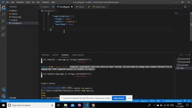 How to fix Typescript compiling error (Try changing the 'lib' compiler option to 'es2015' or later) смотреть онлайн