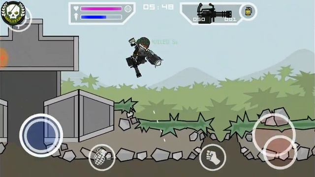 Doodle Army 2: Mini Militia Mod Menu Android APK смотреть онлайн