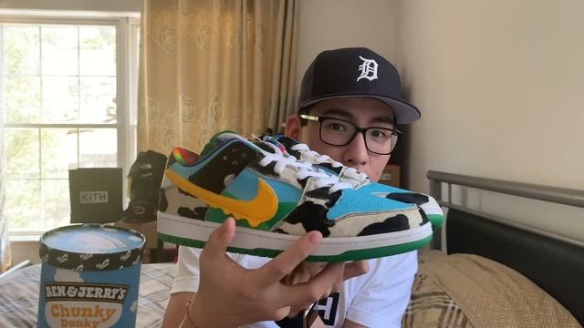 CHUNKY DUNKY! Ben & Jerry's Nike SB Dunk Lows Special Edition Box Unboxing/Review! смотреть онлайн