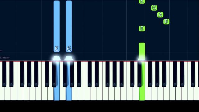 Billie Eilish - "Bellyache" 100% EASY PIANO TUTORIAL смотреть онлайн