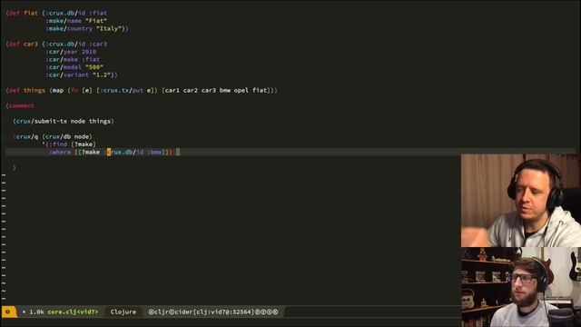 Intro into using Crux Db with Clojure смотреть онлайн