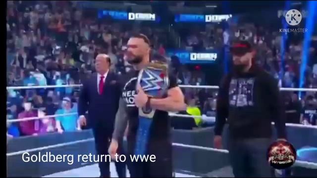 Goldberg return to WWE and shocking roman Reigns смотреть онлайн