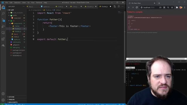 How to create React website: Components | Power Code смотреть онлайн