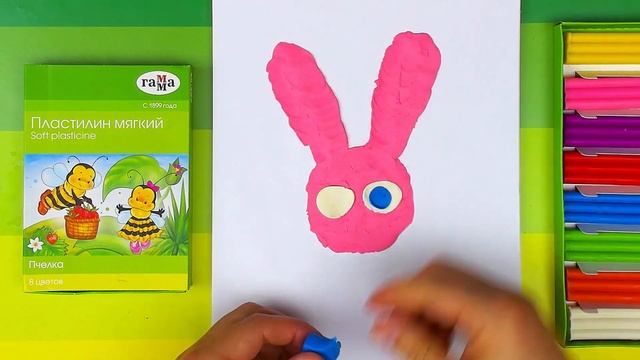 Делаем ПОДЕЛКУ для САДИКА - лепим из пластилина смотреть онлайн