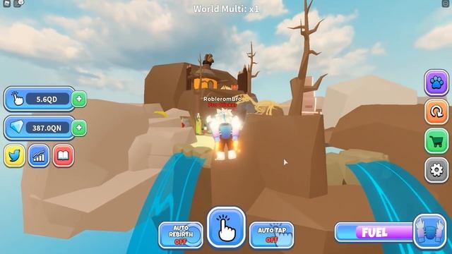 МАКСИМАЛЬНАЯ ПРОКАЧКА JETPACKА И ВЫБИВАЮ САМОГО РЕДКОГО ПЕТА В ЛИКИ БОГОВ! ROBLOX Tapping Gods смотреть онлайн